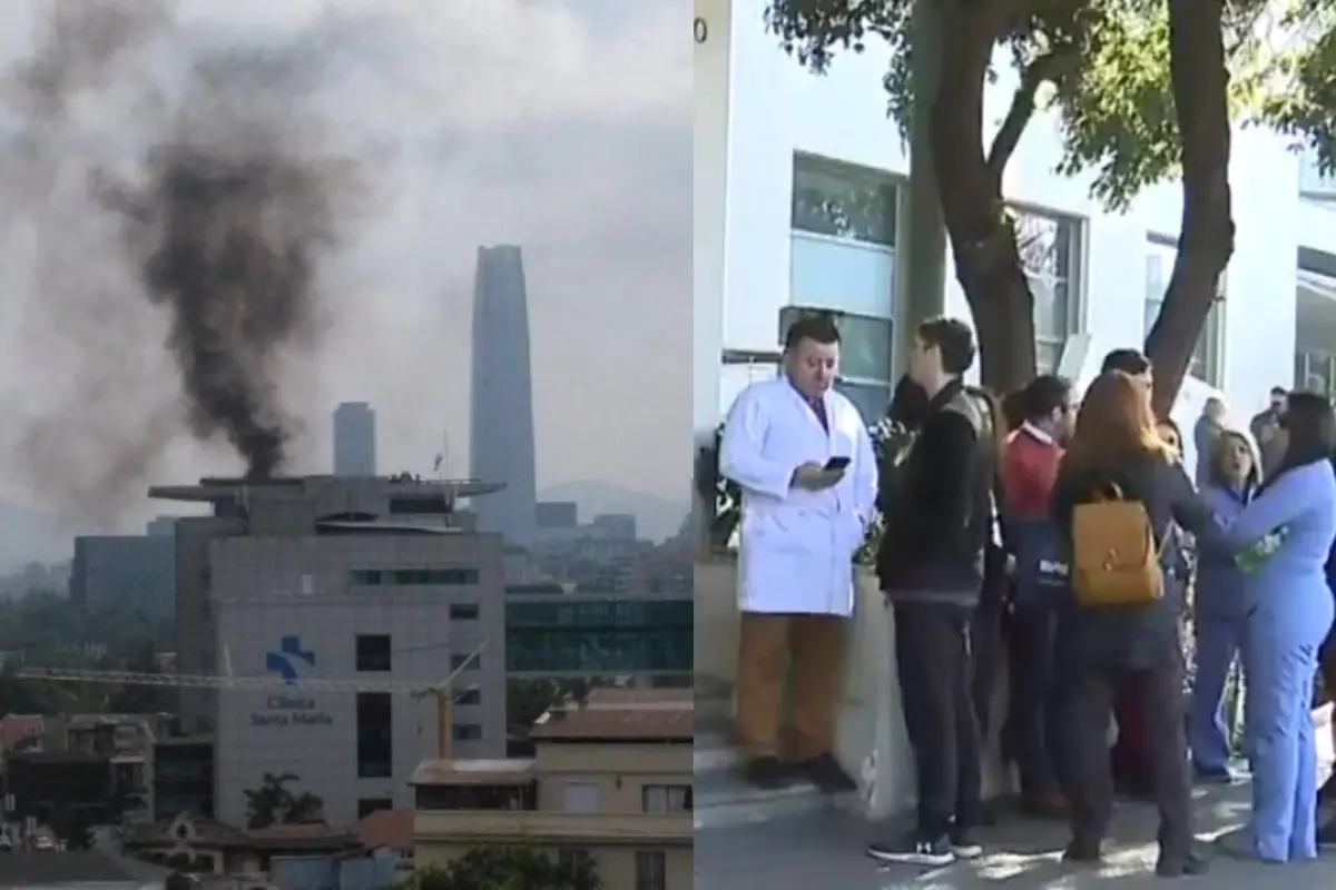 Incendio Clínica Santa María, Redes Sociales