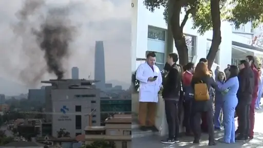 Incendio Clínica Santa María, Redes Sociales