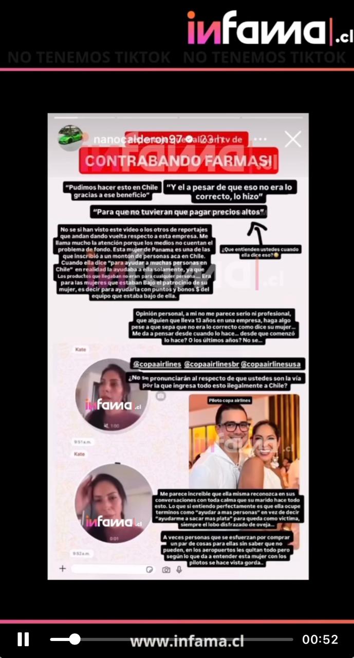 Historia de Nano Calderón - Captura de pantalla - Infama