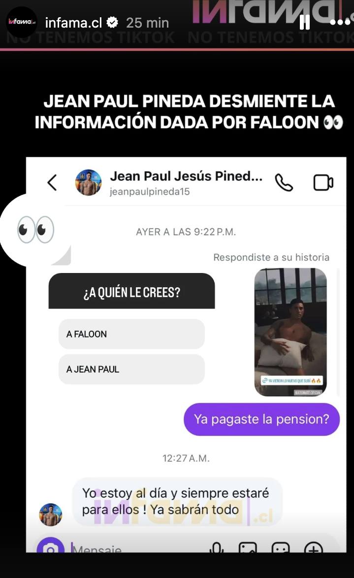 Jean Paul Pineda negó ser un papito corazón. - Instagram
