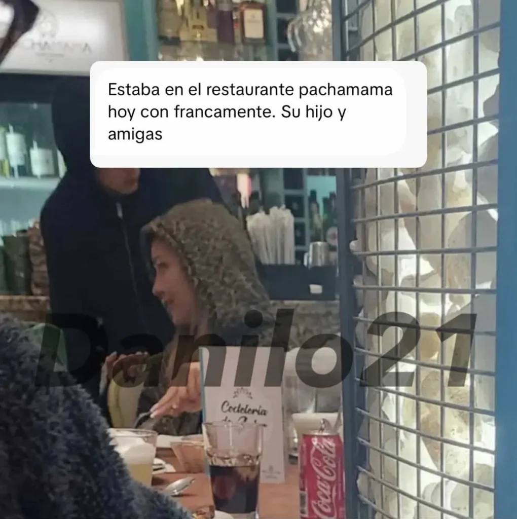 Valentina Concha en un restaurante de Santiago - Danilo 21 | Captura