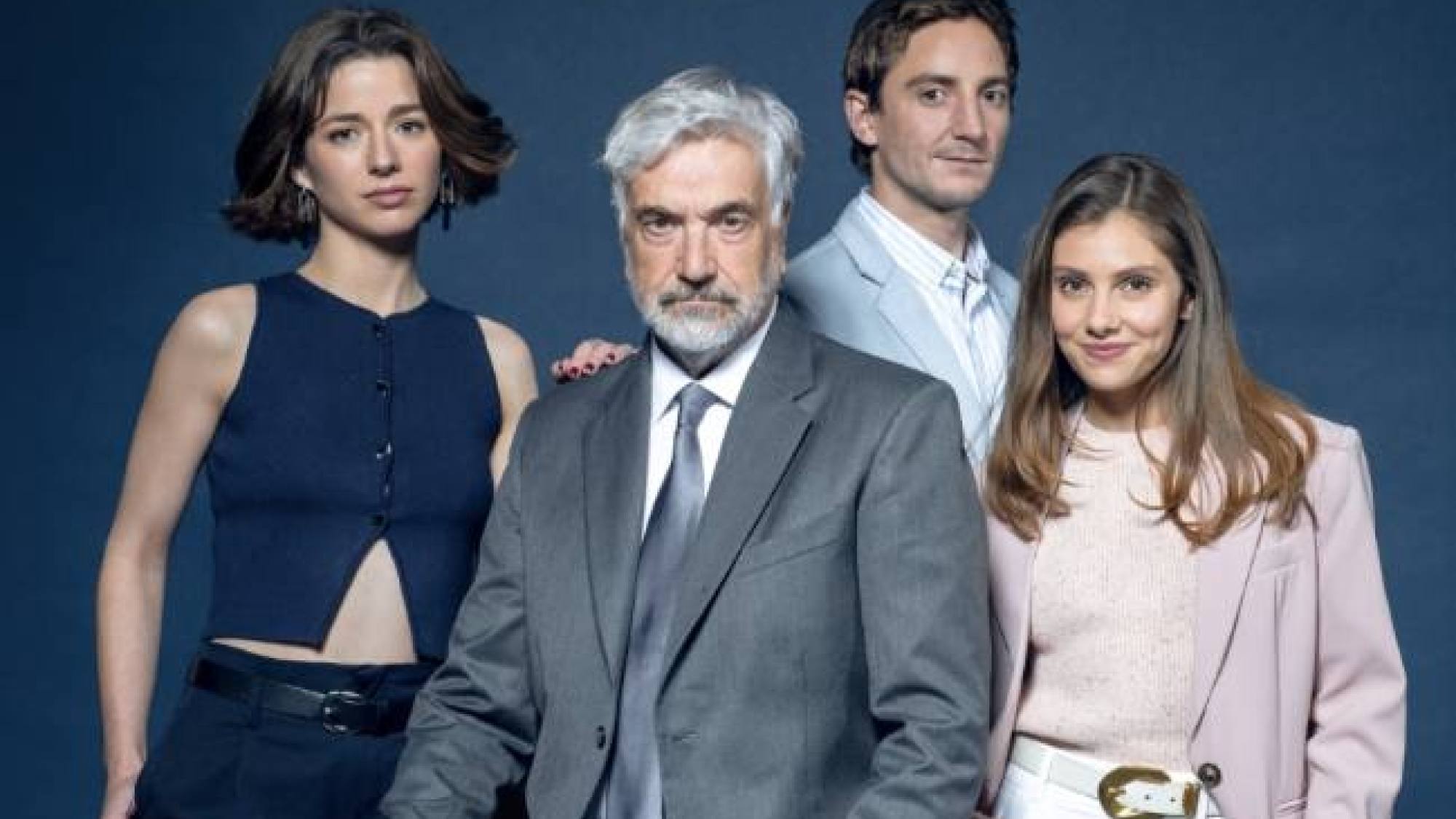 A woman diving into a pool a daring plunge