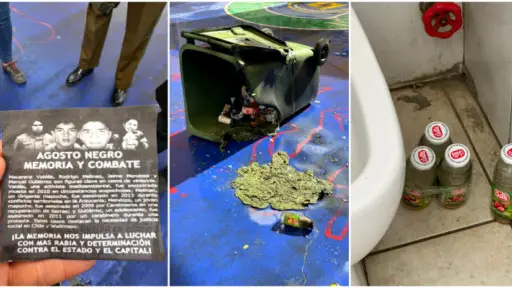 Alcalde Sichel denuncia hallazgo de bombas molotov listas dentro de colegio en Ñuñoa,   
