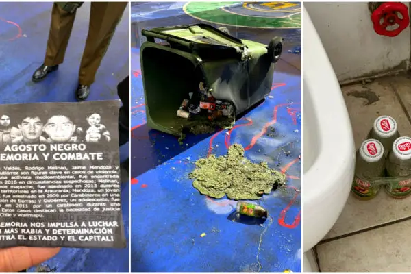 Alcalde Sichel denuncia hallazgo de bombas molotov listas dentro de colegio en Ñuñoa ,  