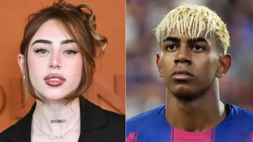 Lamine Yamal y Nicki Nicole ,     