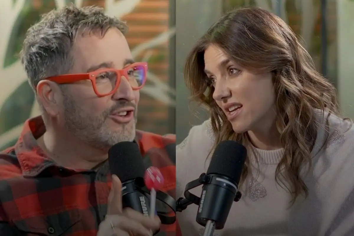 Eduardo y María Luisa en su podcast, Instagram