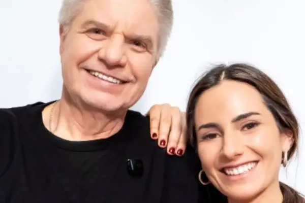 Rosario Bravo y su pareja en nuevo podcast ,Instagram