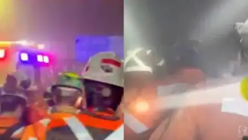 Dramático escape de mineros tras derrumbe en mina El Teniente, Captura 