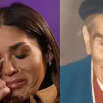 Katherine Orellana y su abuelo,   