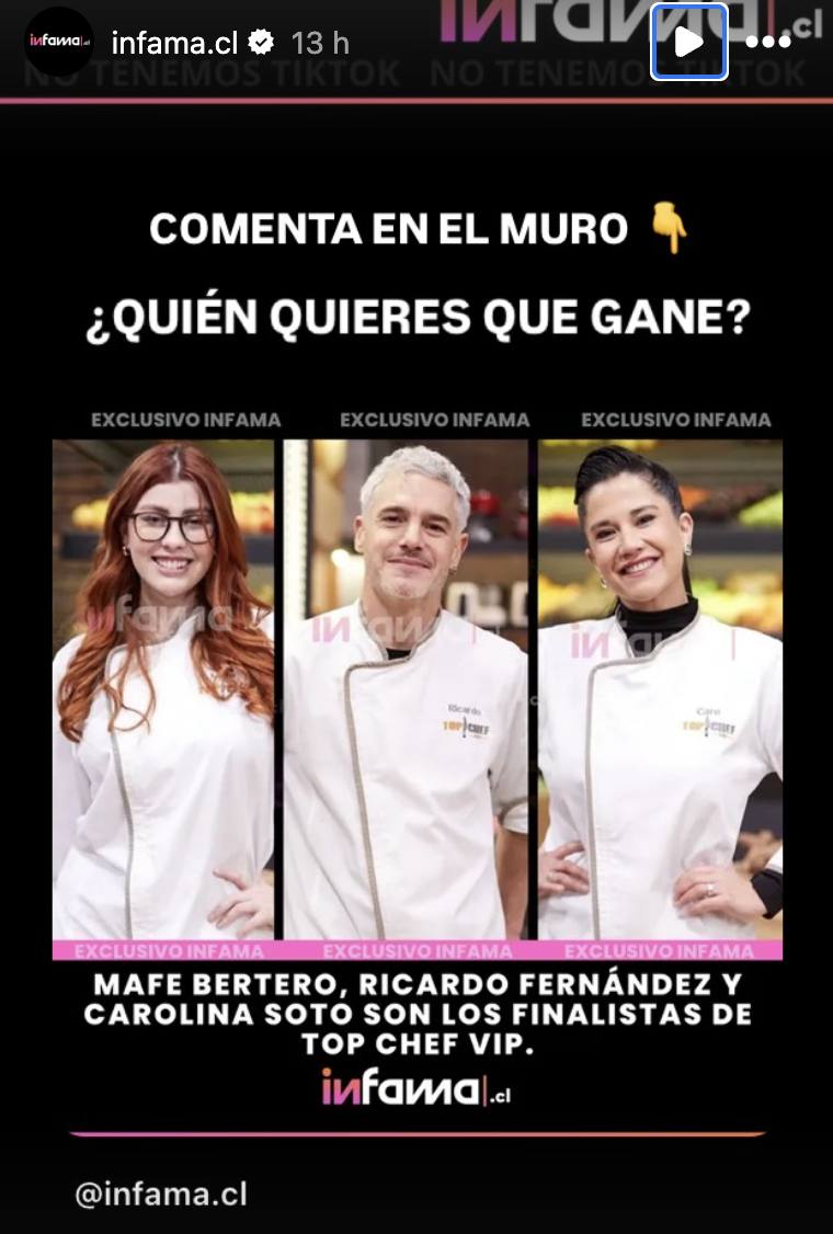 Estos son los finalistas de Top Chef Vip - Instagram