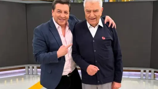 Julio César y Don Francisco en Chilevisión, Instagram