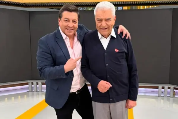 Julio César y Don Francisco en Chilevisión ,Instagram