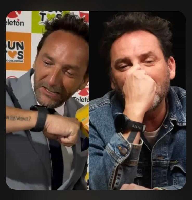 Daniel Fuenzalida y su tatuaje tapado - Captura de pantalla - AR13
