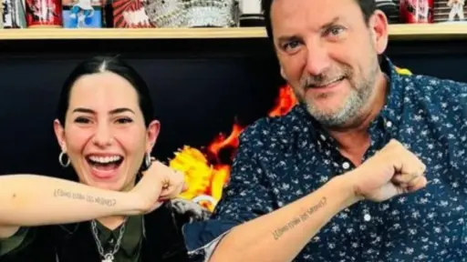 Rosario y Daniel cuando aún eran amigos, Instagram