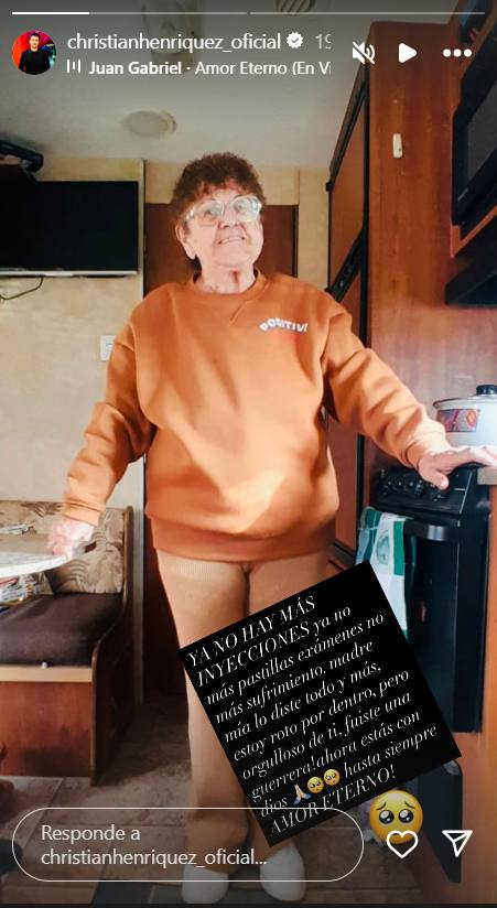 Despedida de Christian Henríquez - Historias de Instagram 