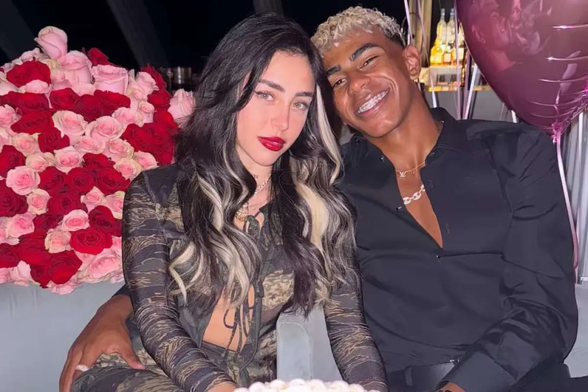 Nicki Nicole y Lamine Yamal, Captura de pantalla