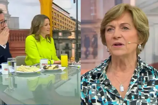 Tenso momento protagonizado por Evelyn Matthei y Monserrat Álvarez ,Captura | TVN