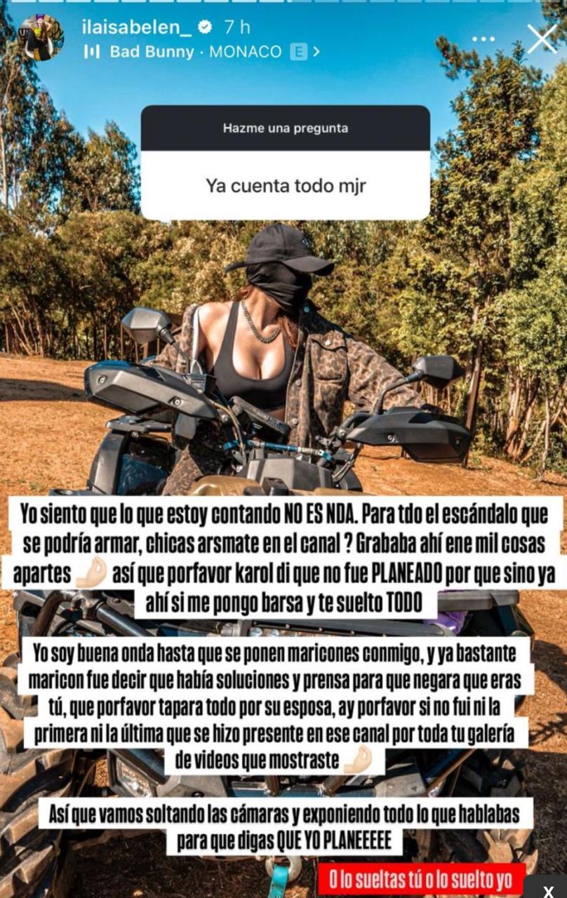 Esta es la última amenaza de la DJ a Karol Lucero - Instagram