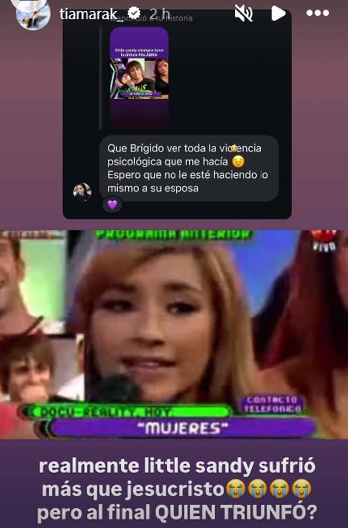 Arenita rememoró polémica con Karol Lucero - Natalia Rodríguez | Instagram