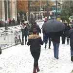 nieve en Santiago