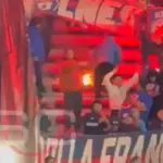 Hinchas de la U protagonizan incidentes, Captura