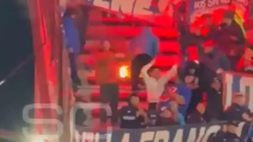 Hinchas de la U protagonizan incidentes, Captura