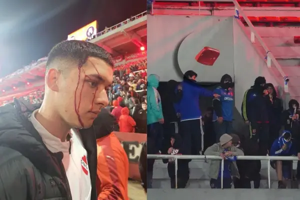 Hinchas de la U generaron serios incidentes ,red X