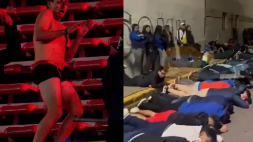 Los hinchas de la U lo pasaron mal en Avellaneda, red X