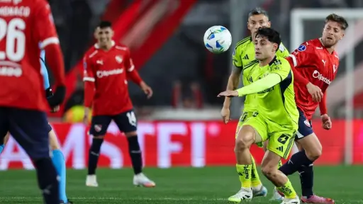 Independiente y la U igualaban 1-1, red X