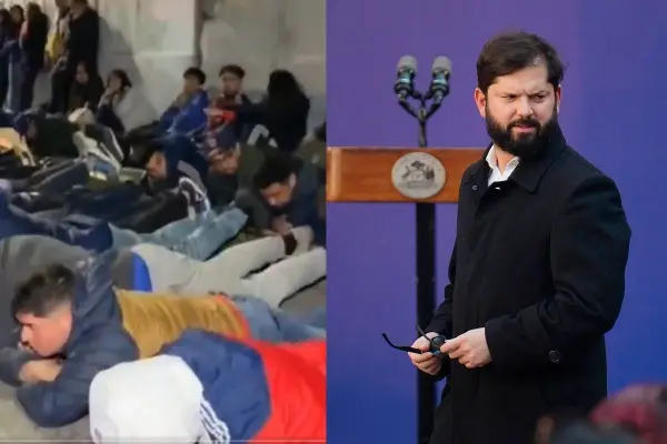 Gabriel Boric manifestó su preocupación ,red X