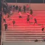 Ataque a hinchas de Universidad de Chile, Captura de pantalla