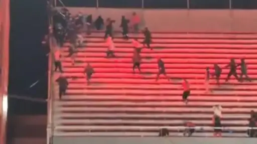 Ataque a hinchas de Universidad de Chile, Captura de pantalla