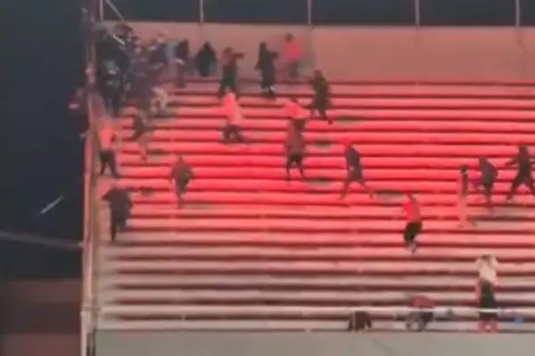 Ataque a hinchas de Universidad de Chile ,Captura de pantalla