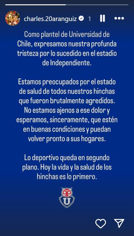 Historia de Charles Aránguiz - Captura de pantalla