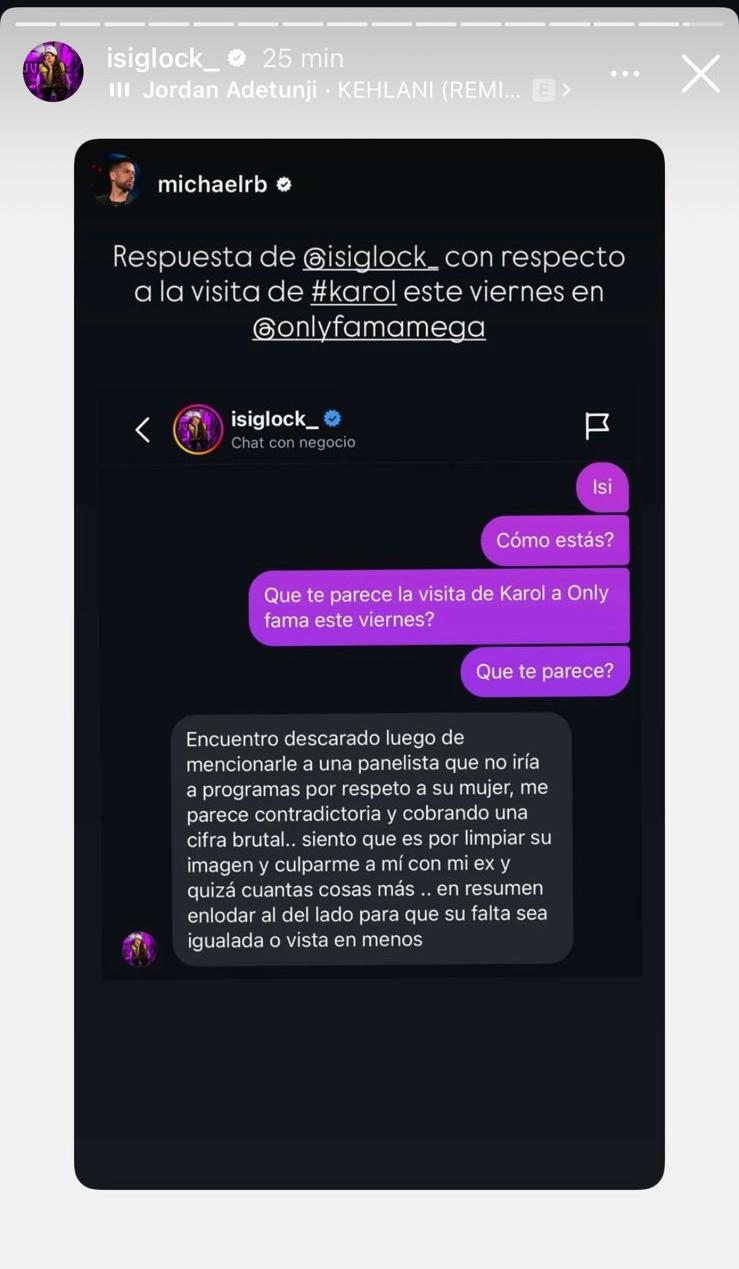Historia de DJ Isi Glock - Captura de pantalla