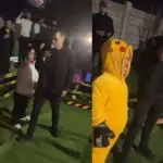 Viralizan video de Karol Lucero animando pelea de personas con enanismo, Captura de X