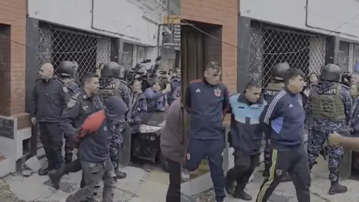 Hinchas de la U detenidos en Argentina, red X