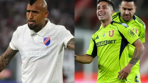 Colo Colo y la U estrenaron camisetas, red X