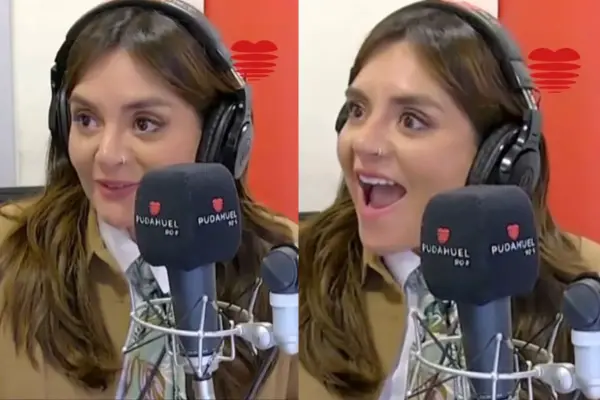 Daniela Muñoz en radio Pudahuel ,Instagram