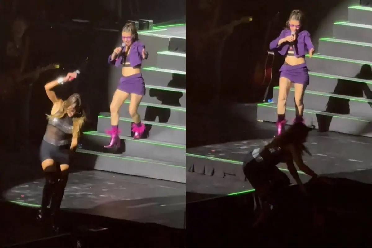 Caída de Catherine Fulop, Captura de pantalla