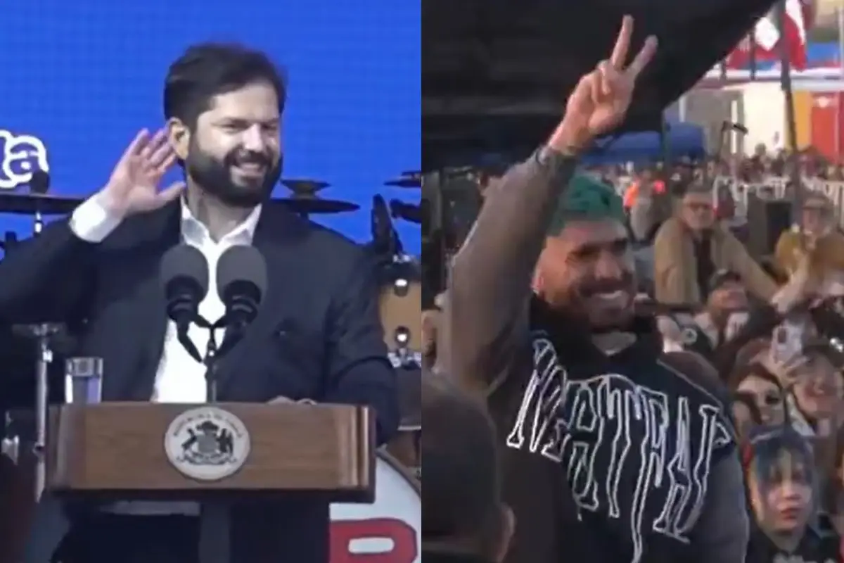 Boric inauguró la popular Fiesta de La Pampilla, Captura