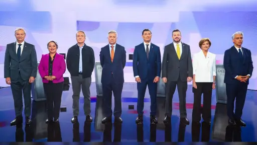 Los ocho postulantes al sillón de La Moneda, red X