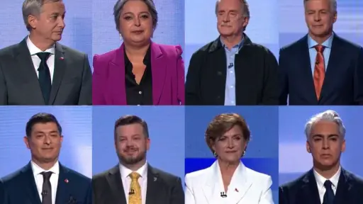 Esta noche se realizó el primer debate televisado, Captura