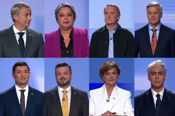 Esta noche se realizó el primer debate televisado ,Captura