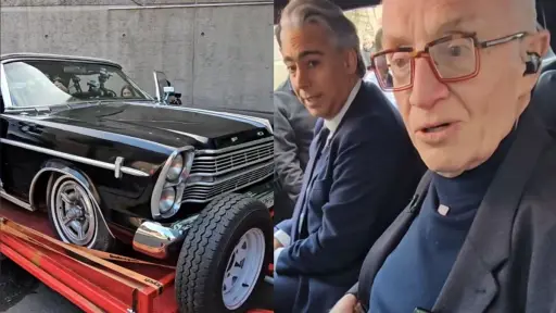 Pedro Carcuro y sus entrevista en un Ford Galaxy, Captura