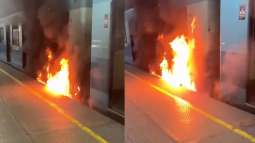 Emergencia en el Metro de Santiago, red X