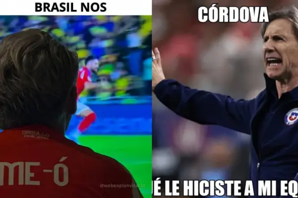 Los memes que dejó la derrota de Chile ante Brasil ,Redes sociales | X