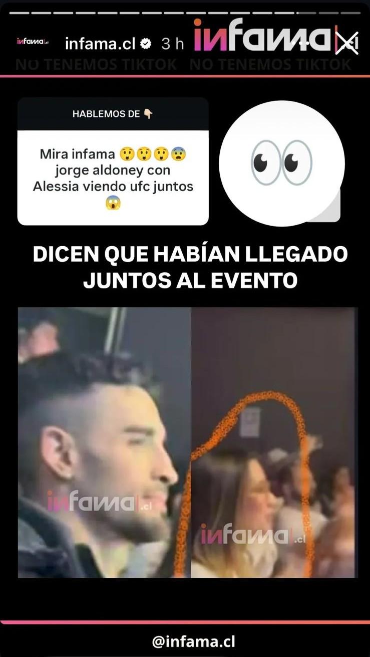Jorge Aldoney sale en público con Alessia Traverso - Instagram