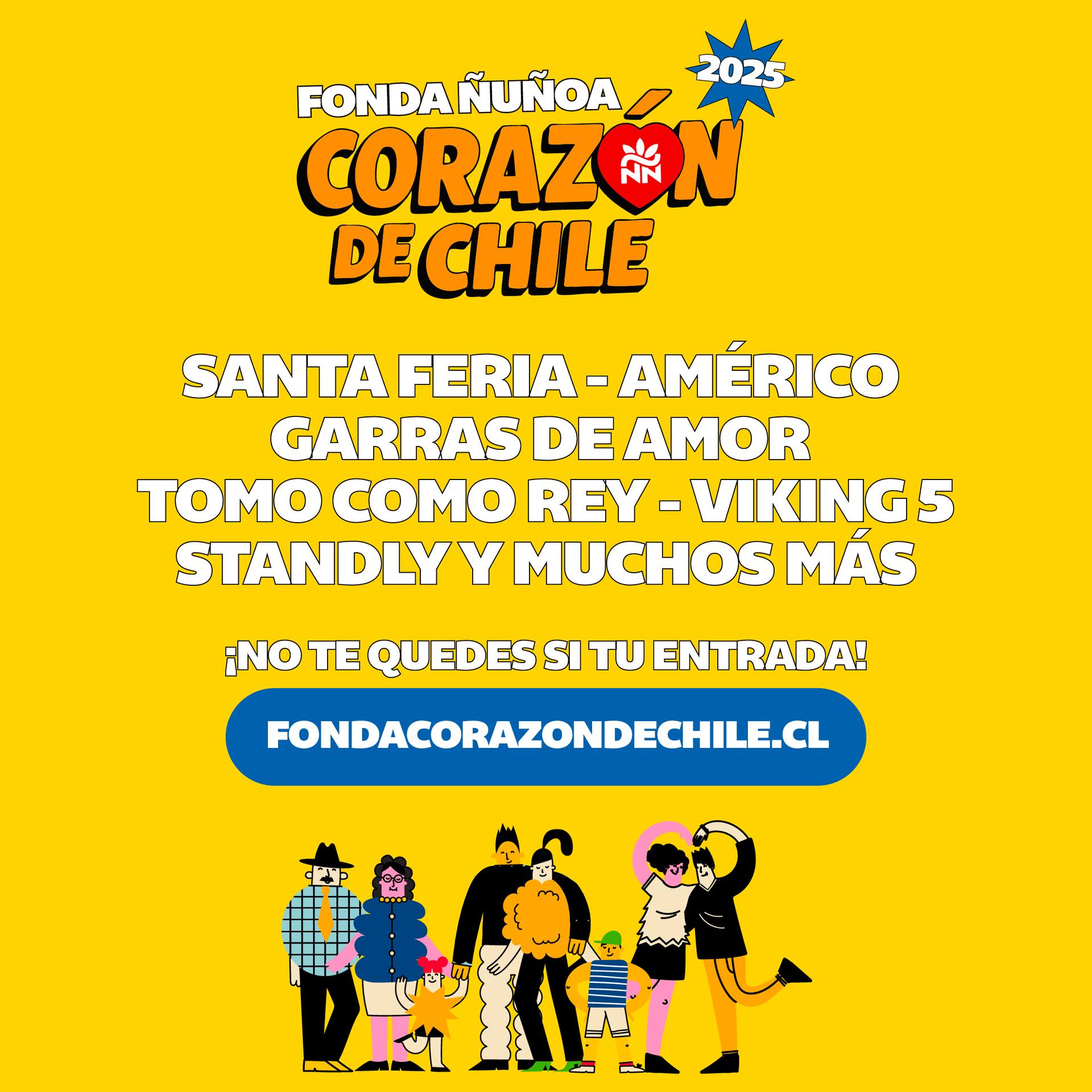 Fonda Corazón de Chile  - Cedida