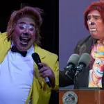 Registran pelea de icónicos payasos en el Teatro Caupolicán , Redes sociales | Referencial